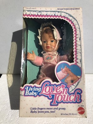 Mattel Love'N Touch 14'' Living Baby Doll 1981 Never Removed From  Box #3888