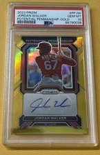 2023 Prizm Jordan Walker Potential Penmanship Gold Rookie Auto 1/10 PSA 10 GEM