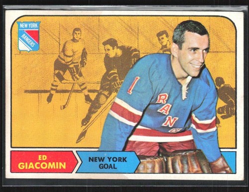 Ed Giacomin #67 1968 Topps card