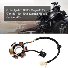 6-Coil Magneto Stator Ignition Generator for GY6 50cc 70cc 90cc 110cc 125cc