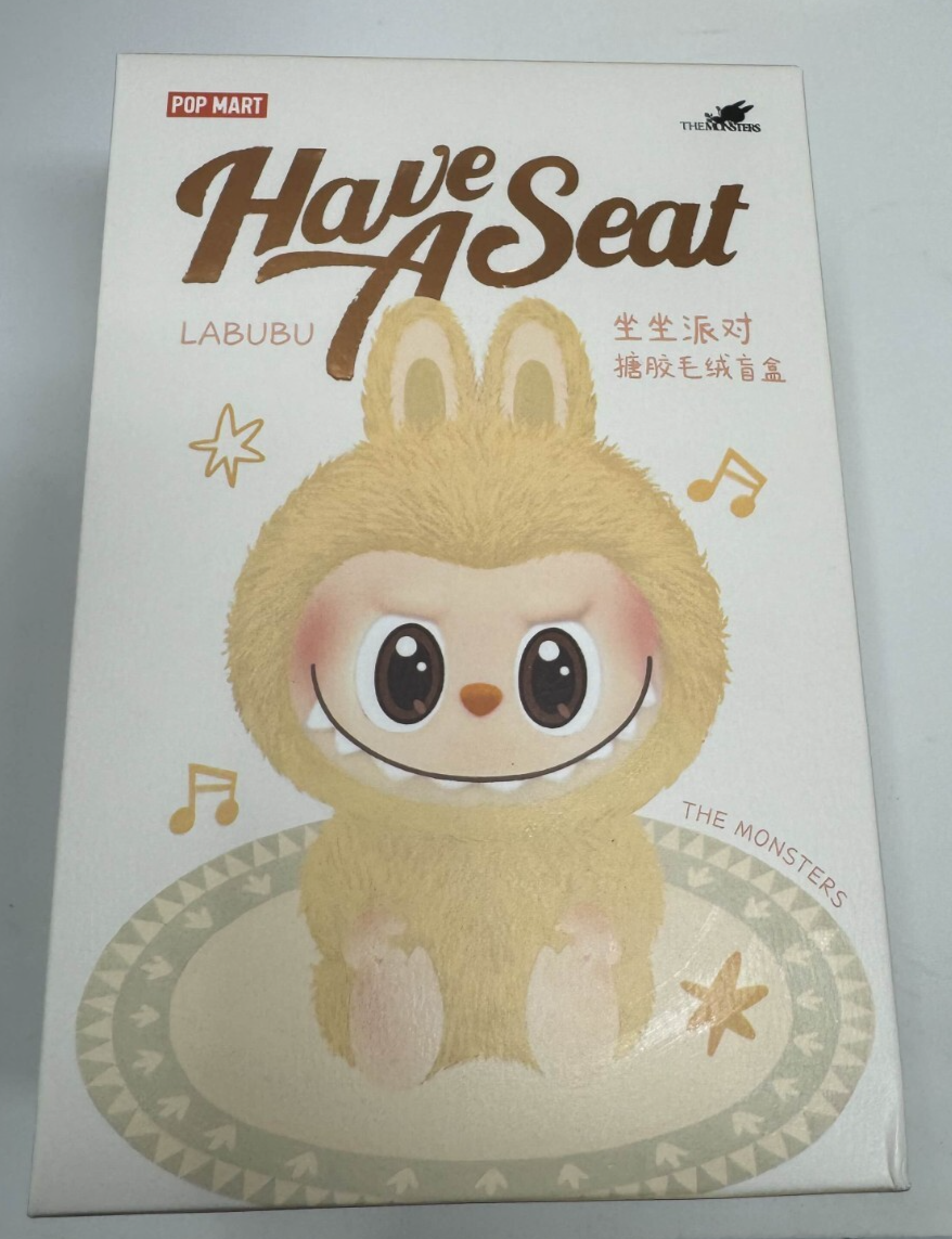 USA-NEW Authentic popmart Labubu Monsters Have A Seat Vinyl SEALED