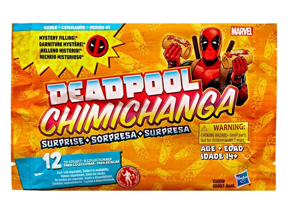 Marvel Chimichangas Series Deadpool Eating Chimichanga Mini Figure Hasbro  2018