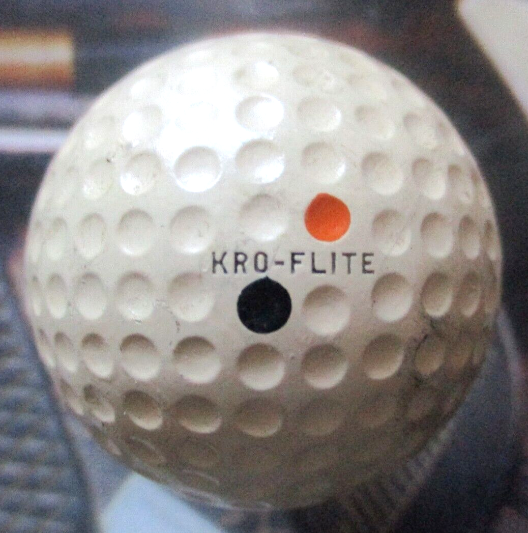 vtg KRO FLITE Golf Ball Spalding Dimple Cadwell Cover 2 Dot