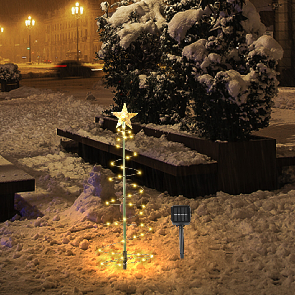 Creative Solar LED Christmas Tree Lights Waterproof For Home Holiday creative-solar-led-christmas-tree-lights-waterproof-for-home-holiday