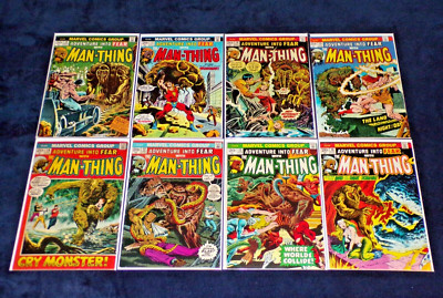 ADVENTURE INTO FEAR 10 - 19 1ST HOWARD THE DUCK & MAN-THING SOLO SERIES 1972 LOT