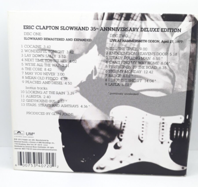 Eric Clapton - Slowhand 35th Anniversary CD's Deluxe Edition 2012