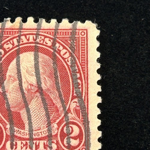 Sehr seltene George Washington Briefmarke rot zwei 2 Cent - Bild 3 von 4