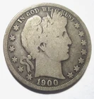1900-s Barber Half Dollar VERY GOOD