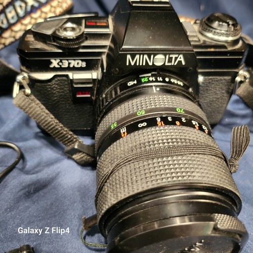 Vintage MINOLTA X-370s Film Camera Outfit w/ extras Lens - Make Offer - Picture 2 of 3