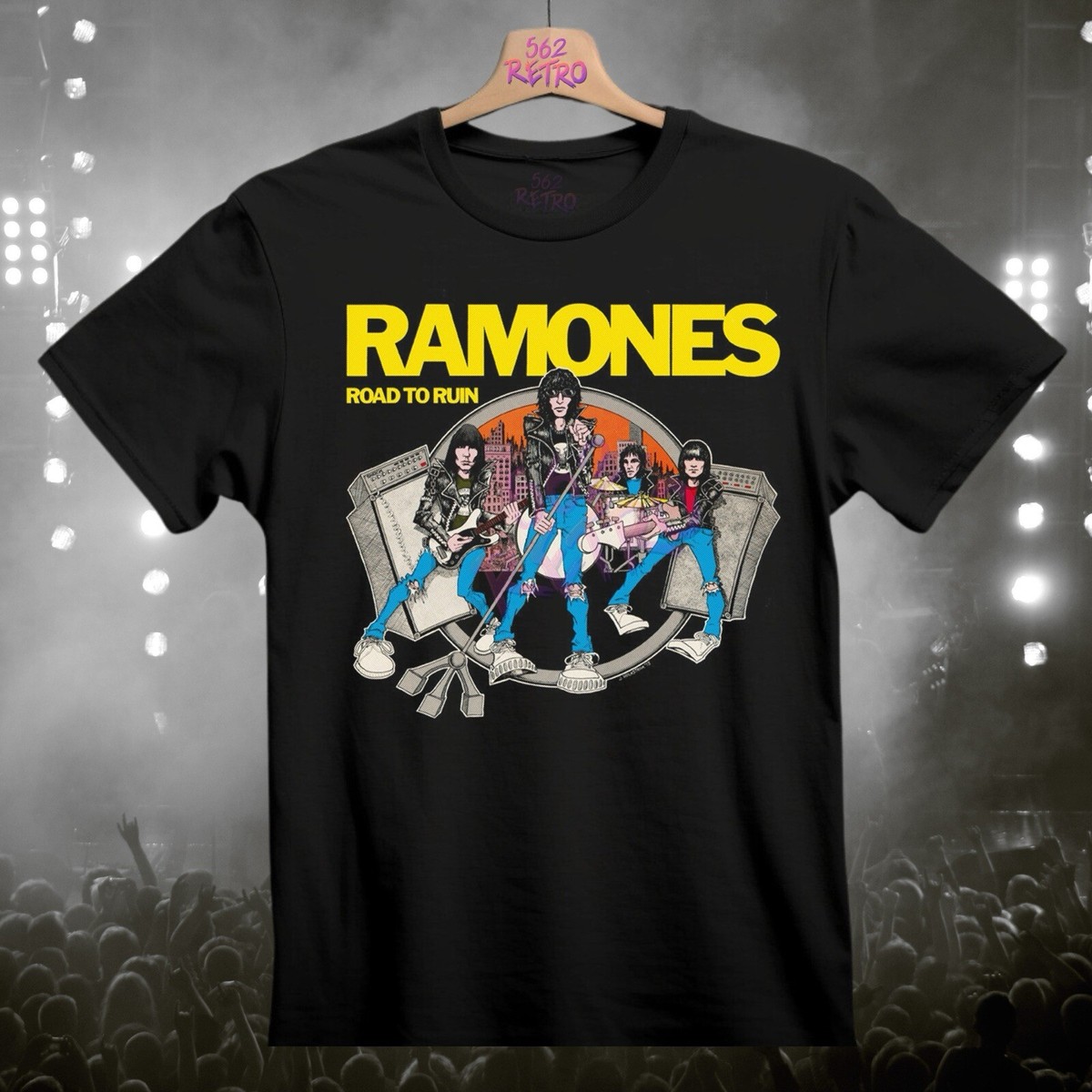 【USED】RAMONES ROAD TO RUIN Tシャツ 1234 Official Ramones Road to Ruin Men's T-Shirt | eBay