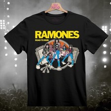 Ramones Road to Ruin Black Unisex Punk Rock B...