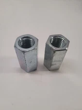 Unbranded 7/8" x 2-1/2"  Threaded Rod Coupling Nut (Lot of 4)