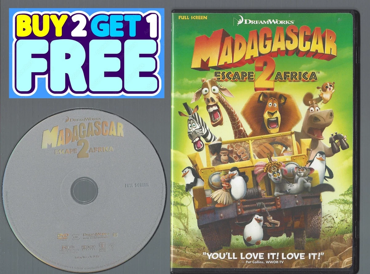 Opening To Madagascar Escape 2 Africa 2009 Dvd Madagascar Escape 2 Africa Dvd Cover