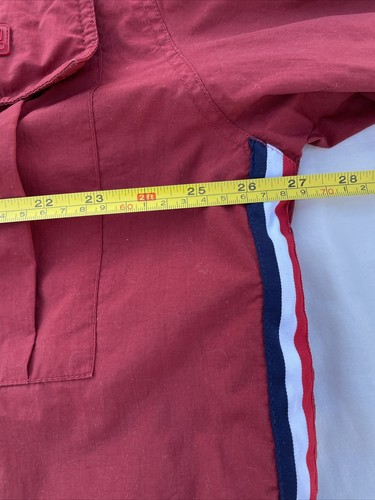 Vntg Tommy Hilfiger Jeans Windbreaker Jacket Hoodie Insulated Pullover Anorak XL - Picture 14 of 22