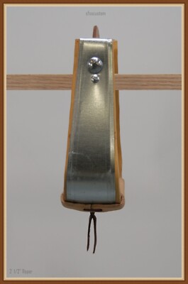 2 1/2'' Wide Hardwood Roper Stirrups for western saddle