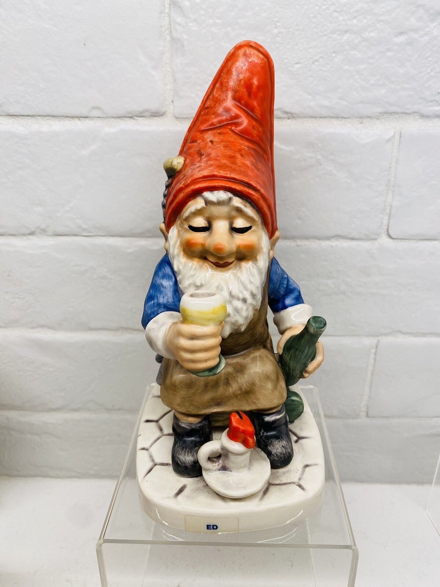 Goebel Hummel Germany Ed The Wine Steward Gnome Figurine 1970's