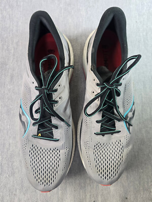 Saucony Hurricane 23 Alloy/Scarlet Men display picture 1