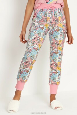 BlackMilk Hello Kitty Harajuku Comfy Pants Lounge Sleep Pants Size Medium M NEW