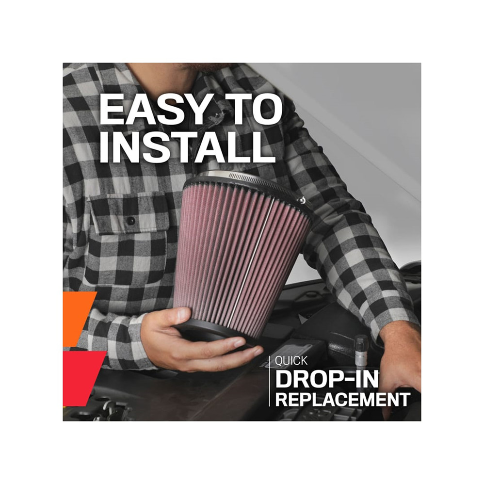K&N Performance Replacement Round Shape Air Filter For 2009-2015 Audi R8 5.2L