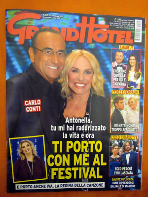 GRAND HOTEL N.7 - 07.02.2025 - SANREMO 2025 - CARLO CONTI - NEU - EDICOLA