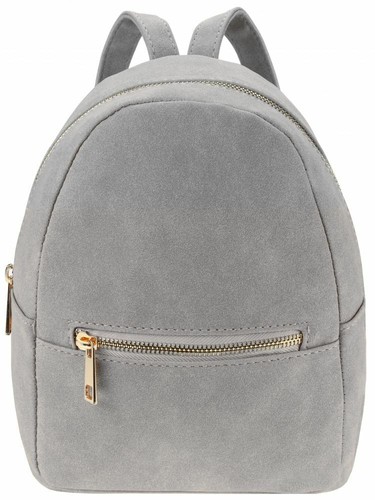 Ladies Mini Backpack School/Travel Suede Shoulder Bag Rucksack Girls School Bag - Picture 5 of 10