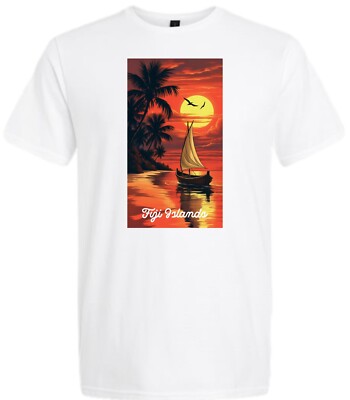 Fiji Islands Beach Scene Short Sleeve T Shirt