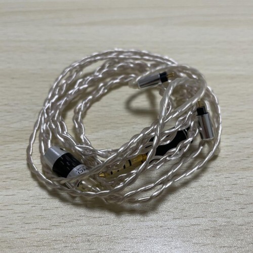 Effect audio Thor Silver Ⅱ 2pin to 4.4mm IEM Cable with box Effect audio Thor Silver Ⅱ 2pin to 4.4mm IEM Cable with box