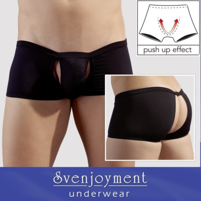 Svenj. Underwear Premium Retro Elastische Mikrofaser Hipster Pants Pofrei in M