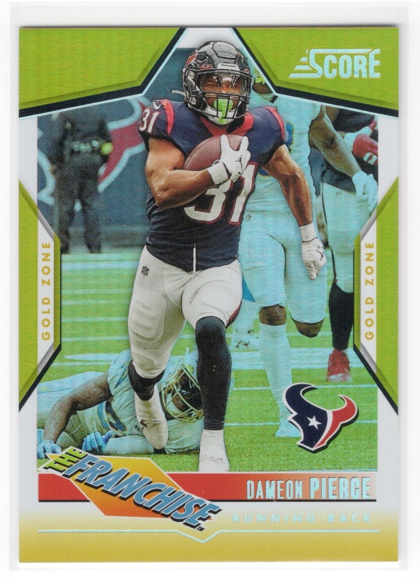 2023 Panini Score Gold Zone Dameon Pierce #/50