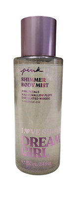 VICTORIA S SECRET Pink LOVE SHIMMER Dream Girl Shimmer Body Mist Spray, 8.4 oz