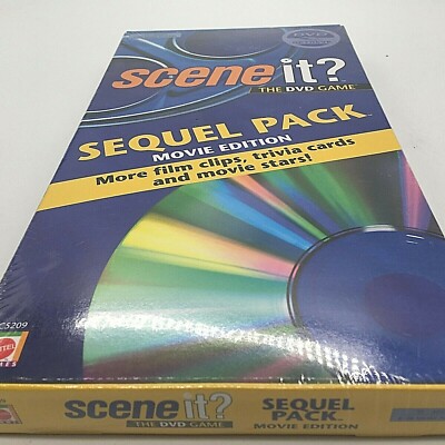 Scene It The DVD Game Movie Edition Game Pack / Trivia Cards New Sealed Cards