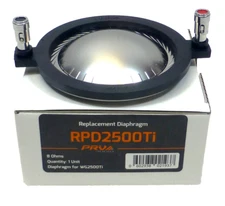Original Factory Genuine PRV AUDIO RPD2500Ti Diaphragm for WG2500Ti  Drivers