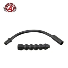 ALTALINE BICYCLE V-BRAKE CABLE NOODLE W/BOOT 90D FOR FRONT OR REAR BLACK