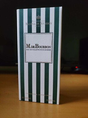 M. DE BOURBON POUR HOMME BY MARINA DE BOURBON,new with box,100ml,30$