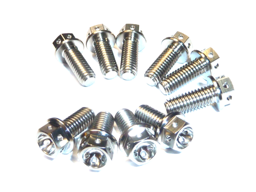KIT BULLONI DISCO ROTORE FRENO ANTERIORE + POSTERIORE GAS 85 MC 2021-2025 TITANIUM RACE - Foto 2 di 12