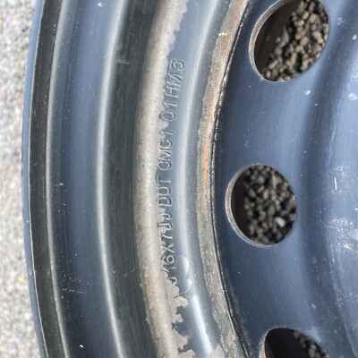 STEEL WHEEL;J 16'' x 7'' JJ, CMC1 01 HM. 16 HOLE 6 STUD/LUG; 5.5