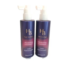 2 x HB Hair Biology Thickening Treatment 