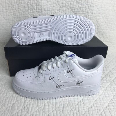 Nike Air Force 1 '07 LX Shoes Women's SZ 9 White Hyper Royal