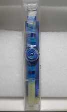 Vintage Swatch Watch STUDIO AZZURO GK232 TEMP NATURALE BLUE OLD STOCK TESTED