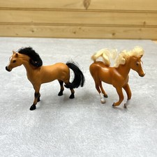 Lot of 2 Vintage Toy Horses 3" Plastic 1995 Empire  1999 Kid Kore