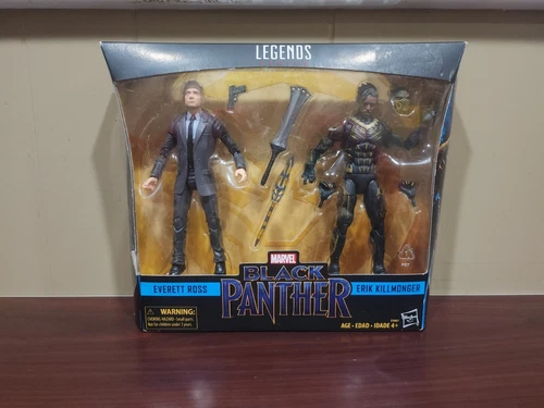 Paquete de 2 Hasbro Marvel Legends 6" Everett Ross & Erik Killmonger