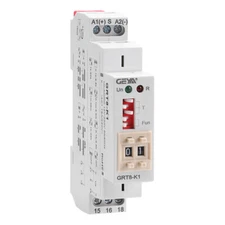 GEYA Digital Setting On Off Delay Multifunction Timer Relay AC DC 12/24/110/220V