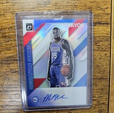 MARIAL SHAYOK 2019-20 PANINI DONRUSS OPTIC  SIGNATURE SERIES SILVER 76ers  AUTO