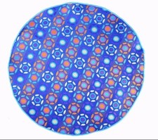Lord R Colton Masterworks Pocket Round Pisa Marine Colorfu Silk - 75 Retail New