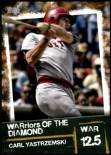 Carl Yastrzemski 2020 Topps WARriors of the Diamond 5x7 Gold #WOD-17 /10 Red Sox