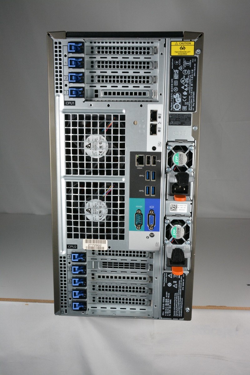 DELL PowerEdge T640 Server 2xGOLD 6152 2.10GHz 512GB 12x1.92TB SAS