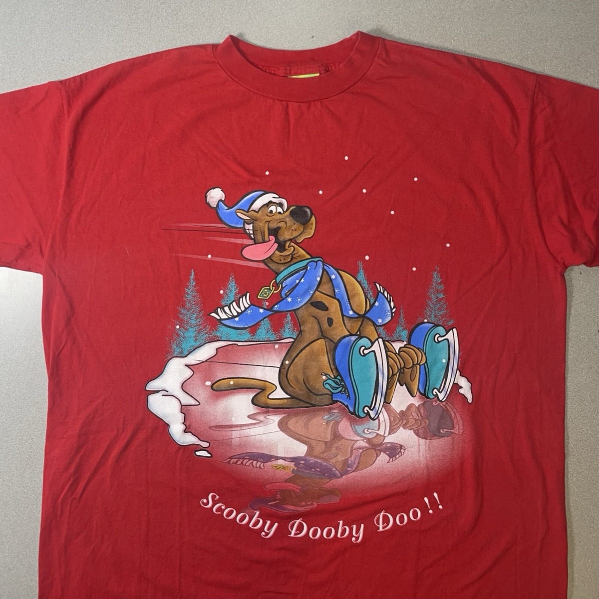 Vintage Cartoon Network Scooby Doo Unisex XL Long Sleep T Shirt 