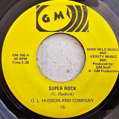 G. L. Hudson And Company   Super Rock / State Of Mind  1970 Funk Rock US 7''