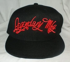 Legendary MFG.5 Black Embroidered Snapback Hat 