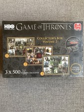 Game of Thrones Collectors Box Band 2, 3x Puzzle 500, Jumbo, versiegelt 